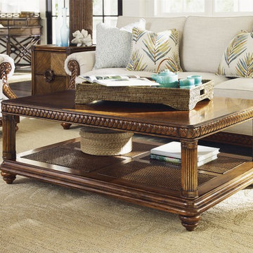 Tommy Bahama Home Bali Hai Vinyard Point Rectangular Cocktail Table