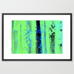 Modern Art - Urban Rain IV Abstract Giclee Framed Art Print By Corbin Henry - Fine Art Prints