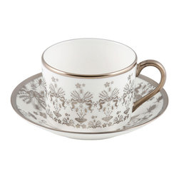 The New English - The New English Entomo Platinum Coffee Cup and Saucer - Mugs