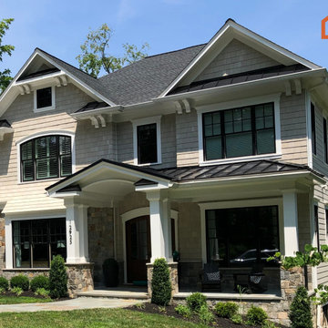 Craftsman - Worldly Gray NuCedar RoughSawn Shingles