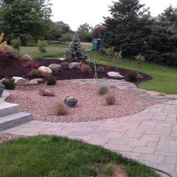 Techo Block Blu Paver Patio and Walkway