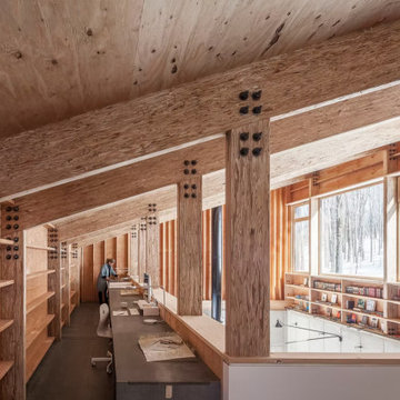 Black Cabin in the Woods — Custom European Wood Windows