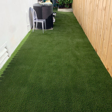 Miami Vice Patio - Side entry new synthetic grass