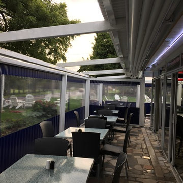 Retractable Restaurant Pergola - East Marion, NY