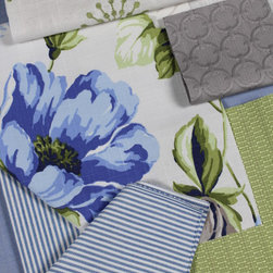 Blue-Green-Grey Fabric Story - Fabric