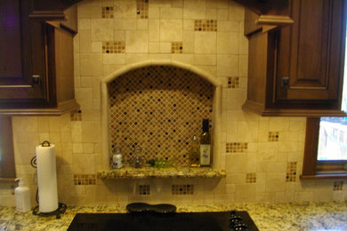 Elegant kitchen photo in Wichita