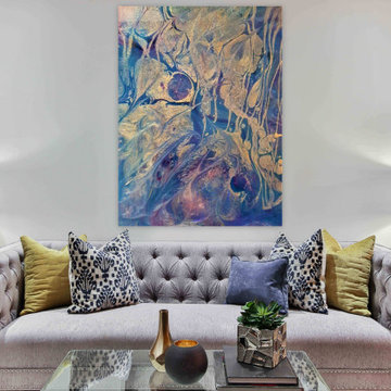 Marbling Art and Blooms for your home