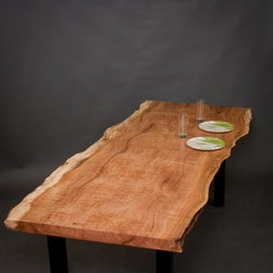 Figured Reclaimed Maple Dining Table - Dining Tables