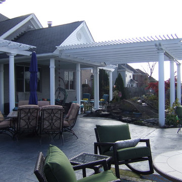 Backyard Oasis "3 Pergolas and a covered Porch"