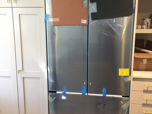 Too Much Space Between Refrigerator And, Cabinet With Fridge Space