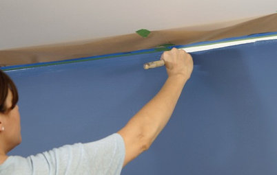Houzz TV: How to Paint a Wall Faster