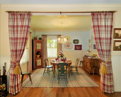 houzz dining room elegant drapes