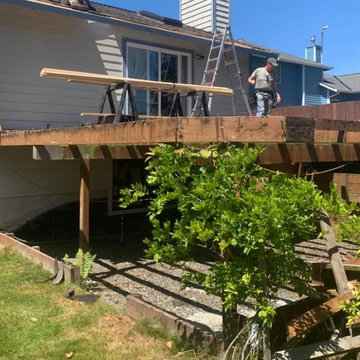 Deck Remodel before