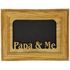 Papa and Me Oak Picture Frame, 5"x7"