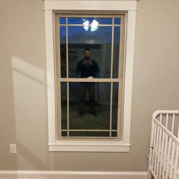 Daughters room trim upgrade
