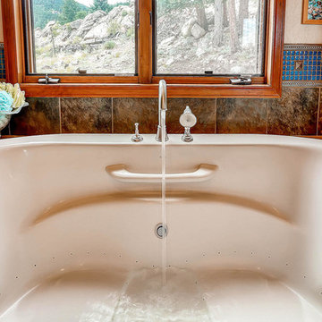 Mountain Views from this Spa Like Master Bath