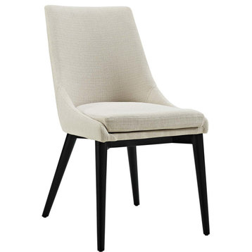 Hewson Fabric Dining Chair - Beige
