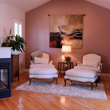 master with fireplace