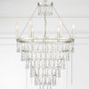 Crystorama Lucille 6-Light Chandelier LUC-A9066-SA, Antique Silver