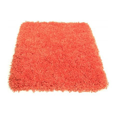 Kane Carpet Candy Shag, Orange Slice, Sqaure, 3'x3'
