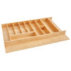 Wood Trim to Fit Shallow Utility/Cutlery Drawer Insert Organizer, 2.38"