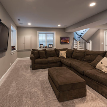 Comfy Basement Couch Area