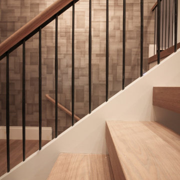 Project #81 | Modern Staircase with Integrated Seating
