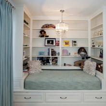 Basement Reading Nook and Guest Space