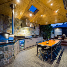 outdoor kitchen