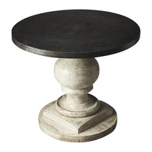 Pedestal Tables W Heavy Baluster Base