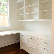 desk in bedroom
