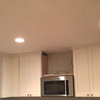 kitchen cabinets and uneven / wavy ceiling