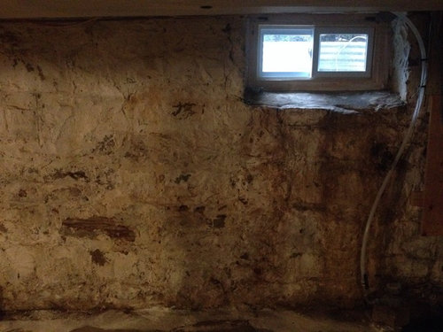 Painting My 200 Year Old Stone Basement Walls - How To Fix Crumbling Basement Walls
