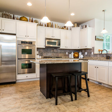 Quaker Hill New Home Community - Model Home Kitchen