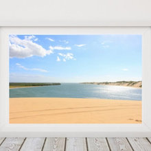 Aerial of dunes near Galinhos - RN, Brazil. Downloadable Instant Digita