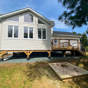 Sunroom Addition + Home Office + Workspace + Deck | Fall River, Nova Scotia
