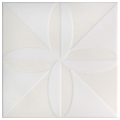 Triplex Fronteira White Ceramic Wall Tile