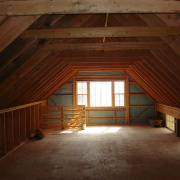 Saltbox Style Pole Barns