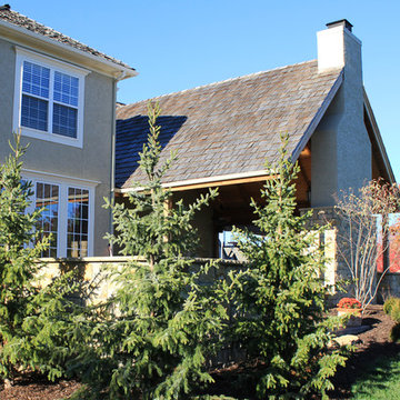 Roof Structure, Fireplace + Grill Station