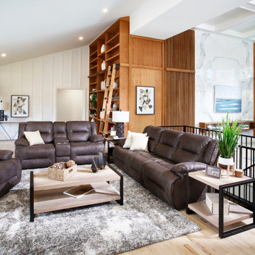 Chic Comfort with the Pocono Reclining Sofa Set