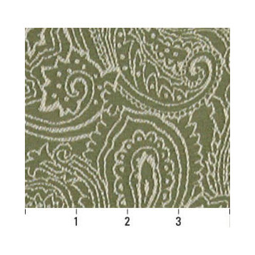 Light Green, Traditional Abstract Paisley Woven Upholstery Fabric By The Yard