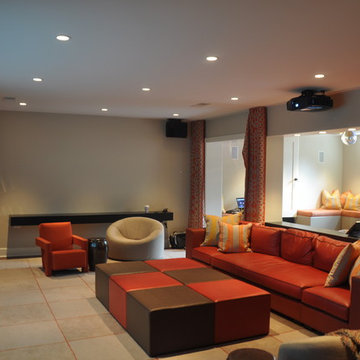 Chicago area award-winning media room