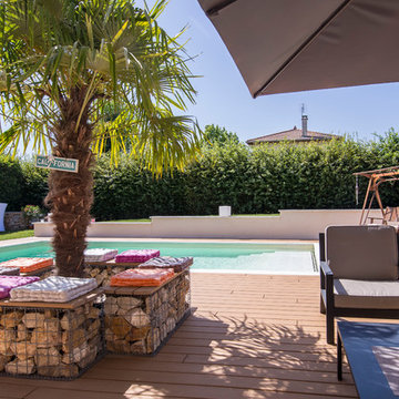 Piscine 8 x 4 + aménagement et créations autour