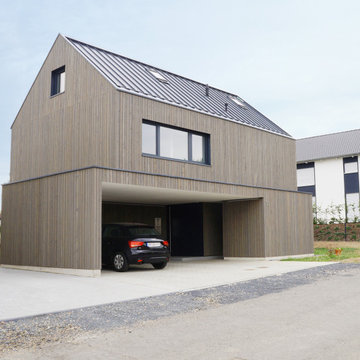 Neubau eines Wohnhauses mit car-Port