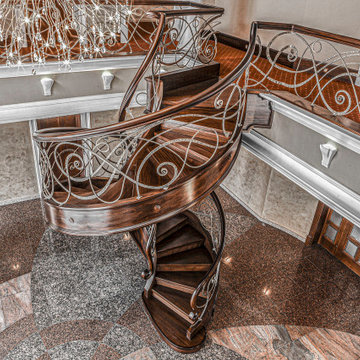 Kunstvolle Spiraltreppe für Stuttgart