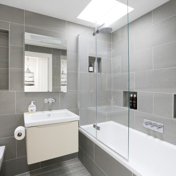 Bathroom for young family