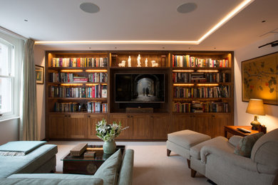 This is an example of a traditional games room in London.