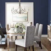 transitional dining room