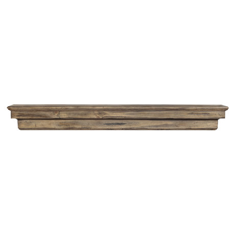 The Celeste 72" Mantel Shelf Dune Finish