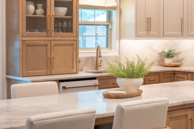 Example of a transitional home design design in Other